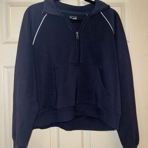 Aerie Dark Blue Half-Zip Pullover